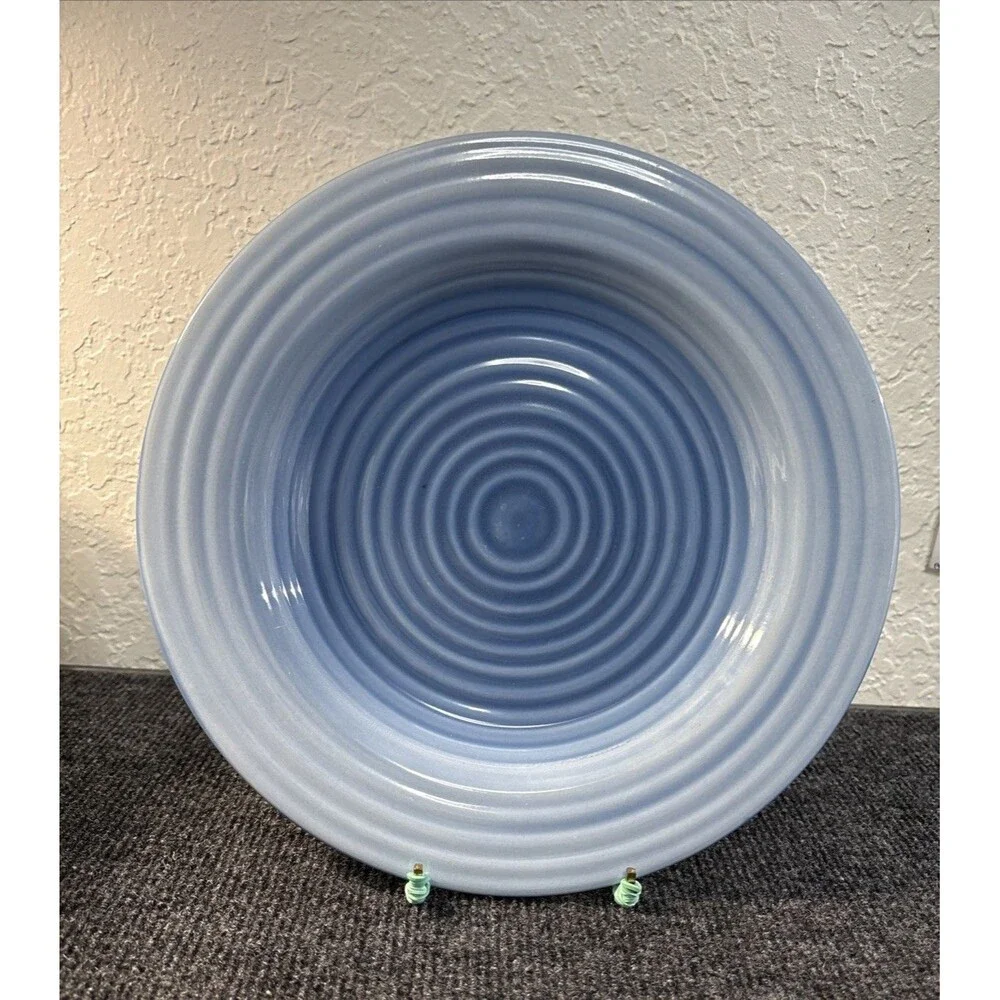 HAUSENWARE- Blue Swirl Dinner Plate- 11”- Discontinued